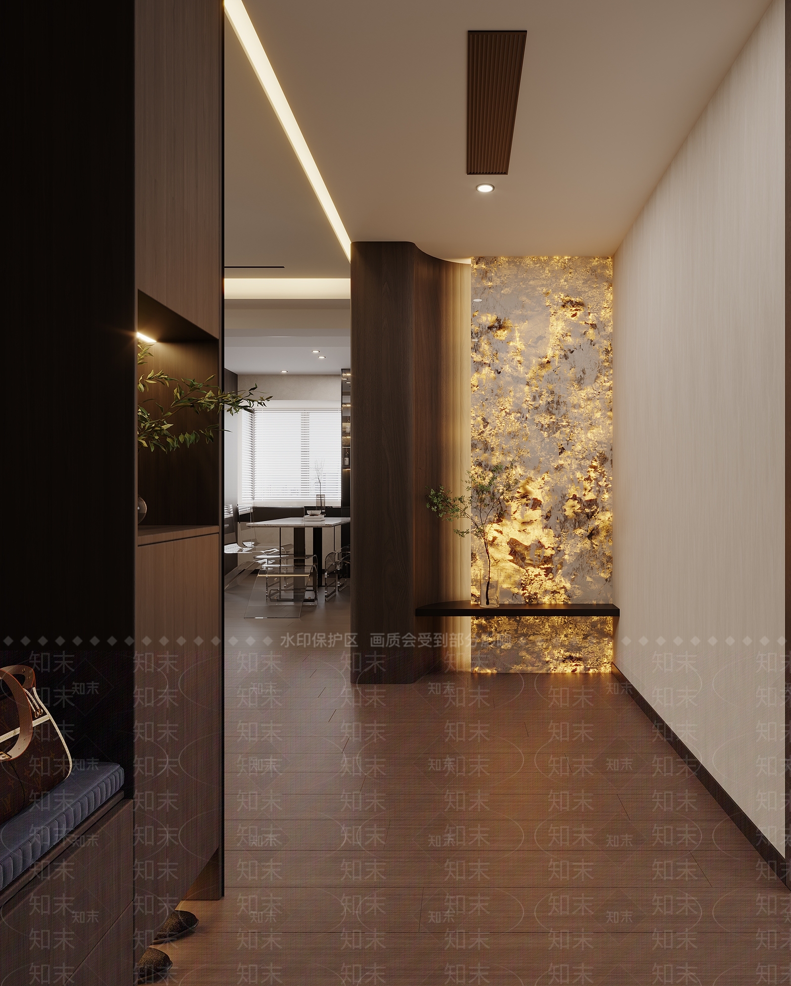 现代意式玄关3D模型下载【ID:1202837947】