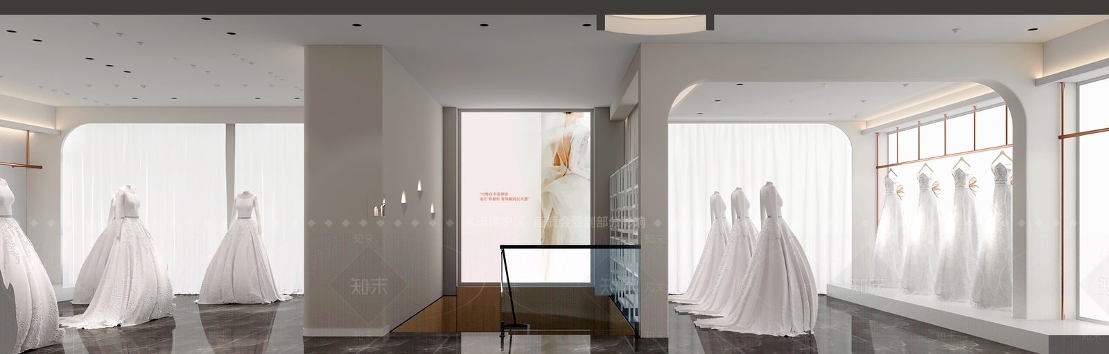 现代极简服装店3D模型下载【ID:1202838720】