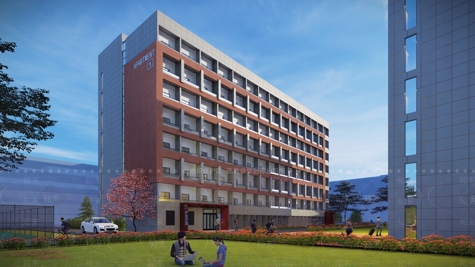 新中式学生宿舍SU模型下载【ID:1202846434】