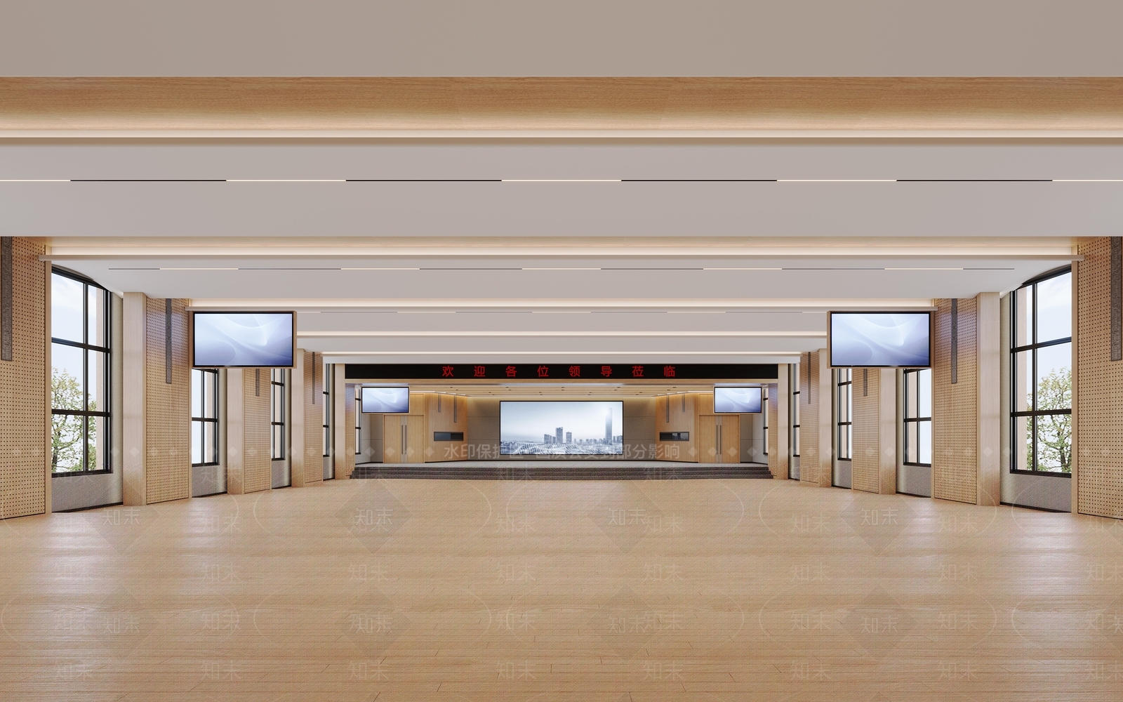现代报告厅3D模型下载【ID:1202857598】