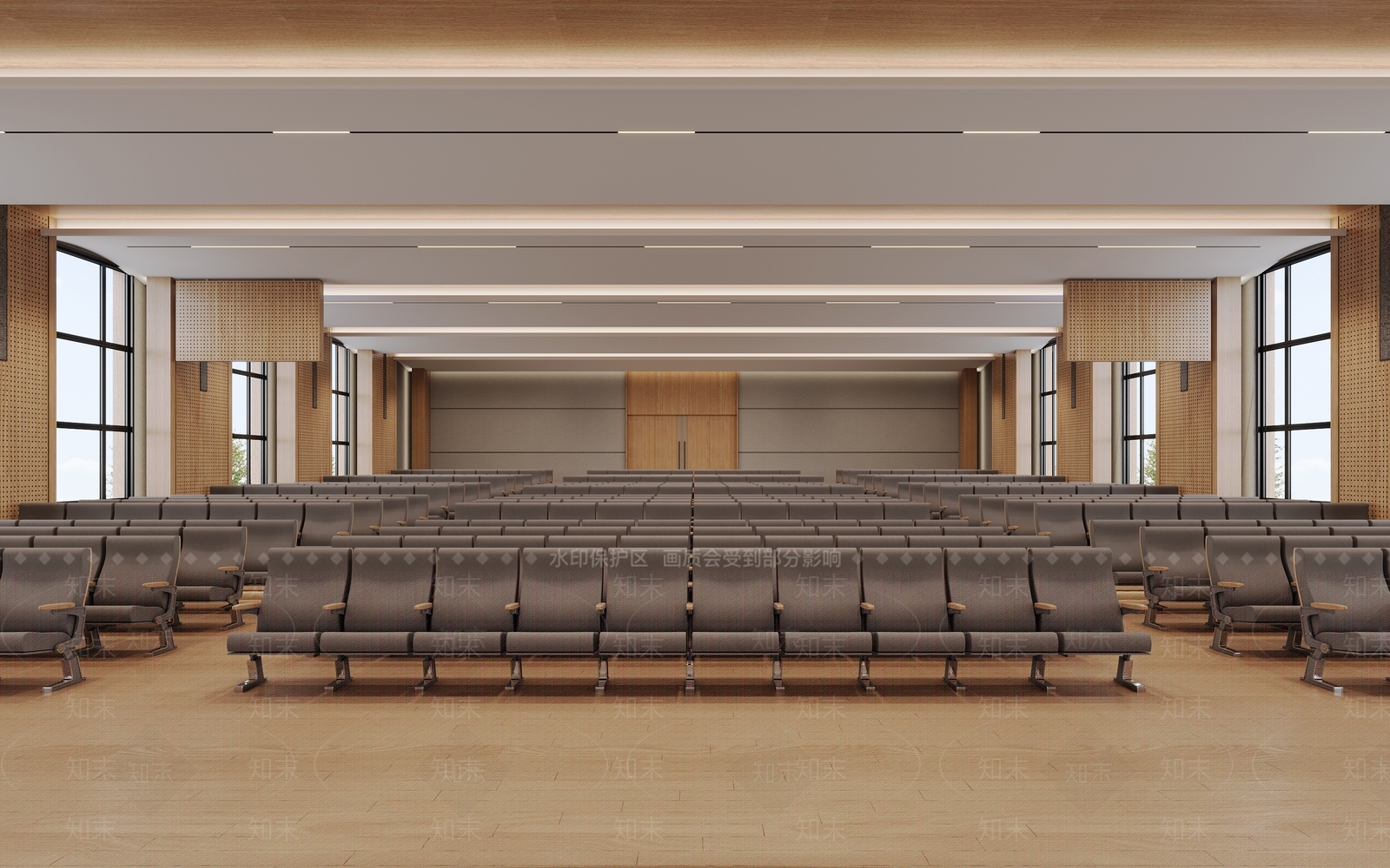 现代报告厅3D模型下载【ID:1202857598】