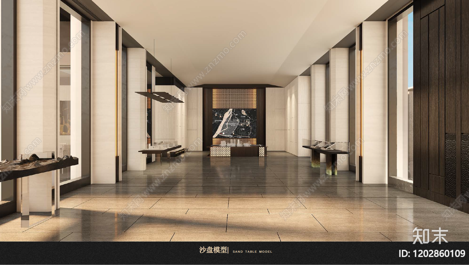 新中式简约住宅公区下载【ID:1202860109】