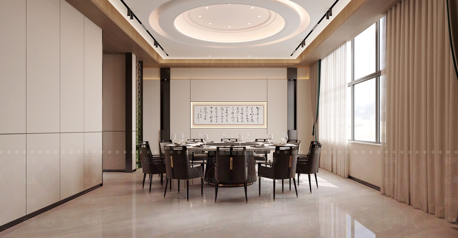 新中式中式包厢3D模型下载【ID:1202860341】