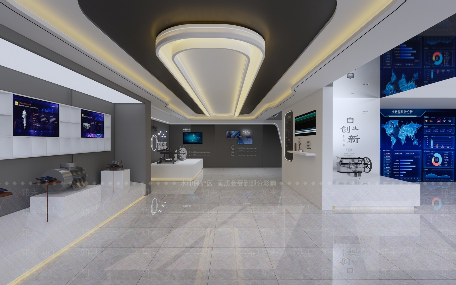 现代其他办公区域SU模型下载【ID:1202865556】