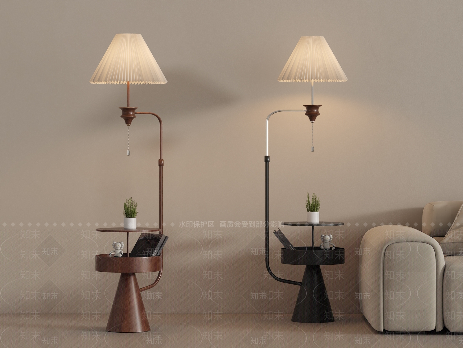 法式复古钓鱼灯SU模型下载【ID:1202867132】