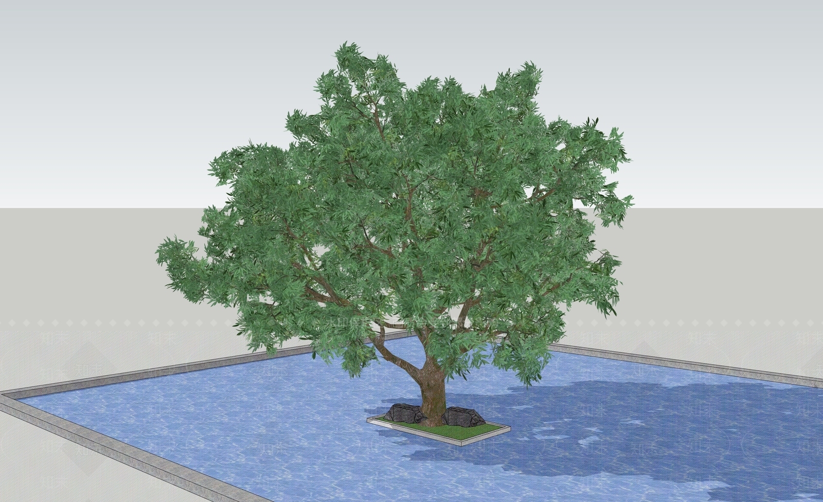 乔木SU模型下载【ID:1202874415】