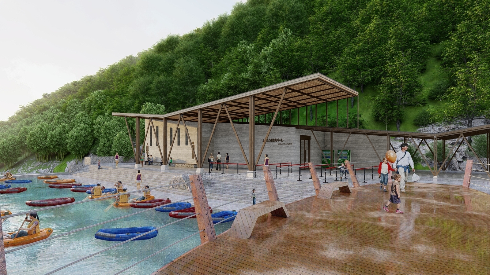 新中式现代其他公共建筑SU模型下载【ID:1202878209】
