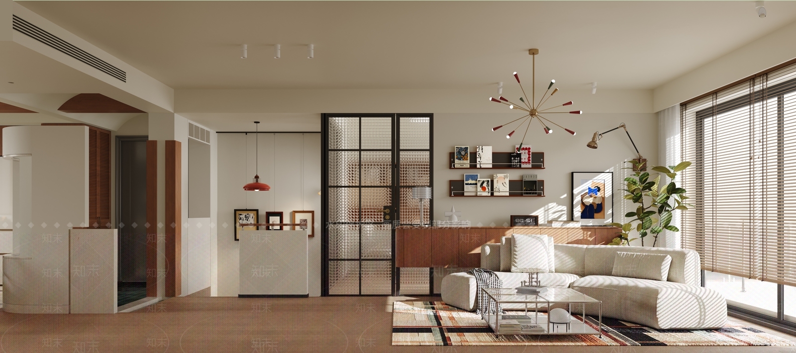 中古复古家居客厅3D模型下载【ID:1202879610】