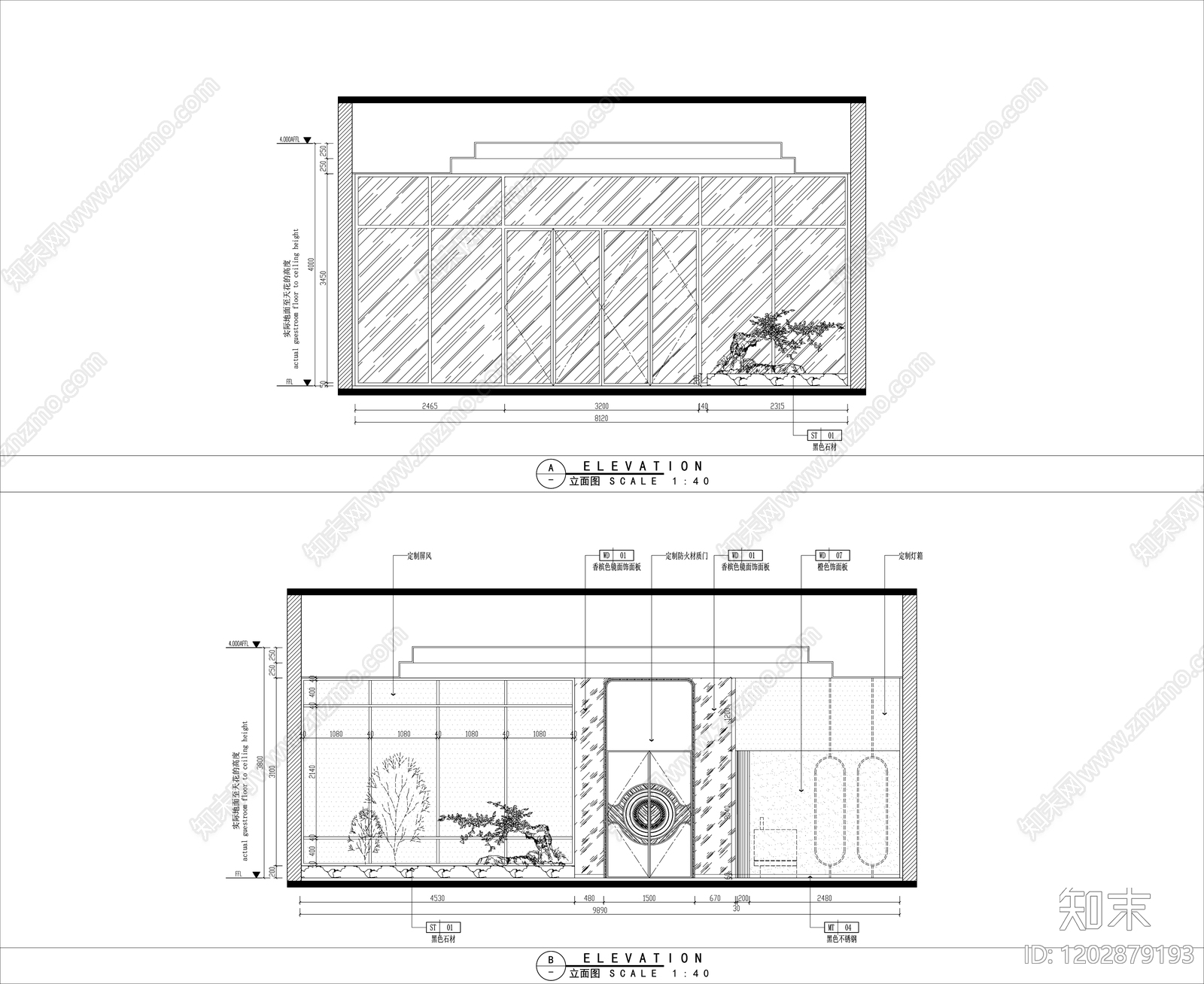 现代KTVcad施工图下载【ID:1202879193】