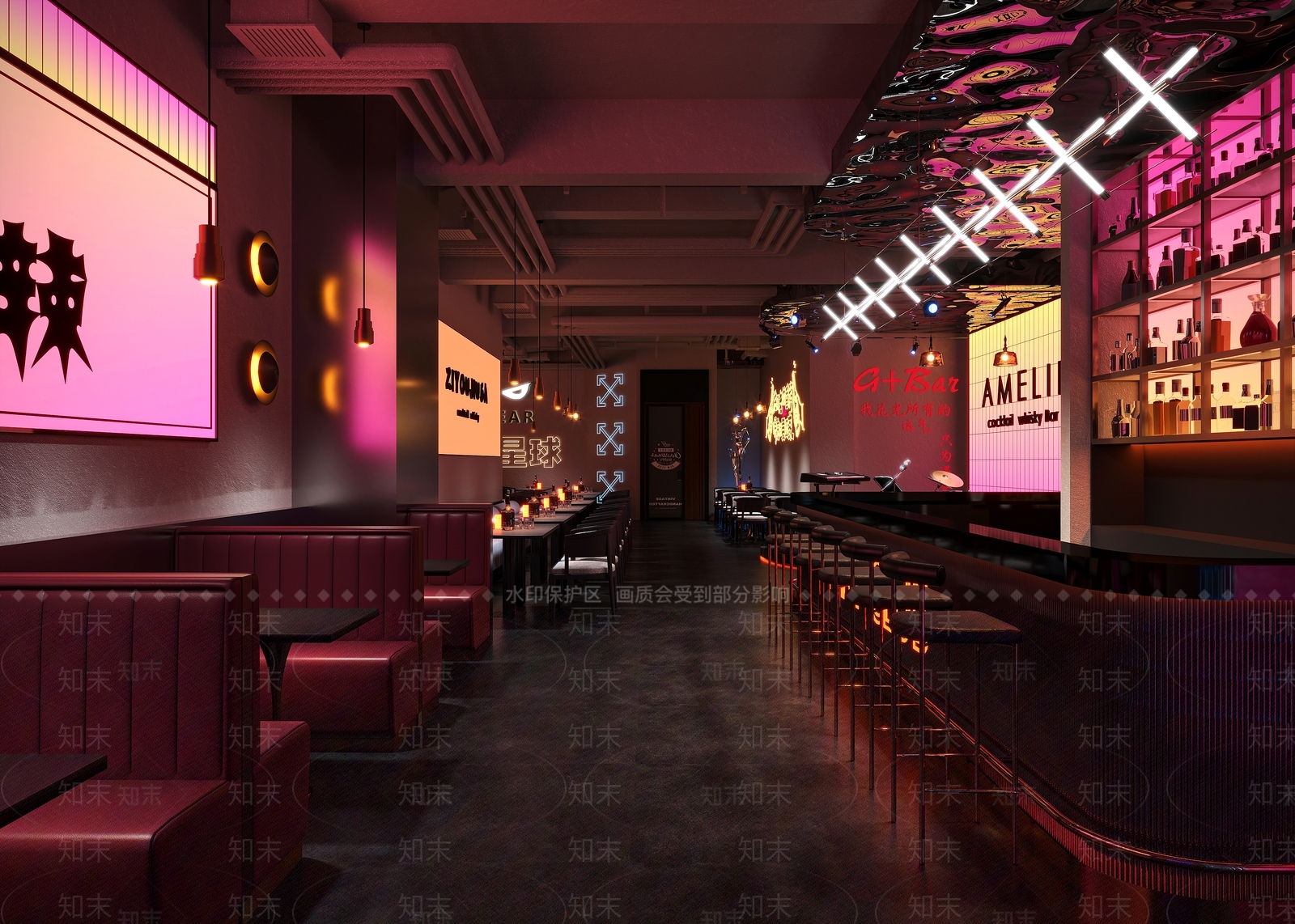 现代酒吧3D模型下载【ID:1202881128】