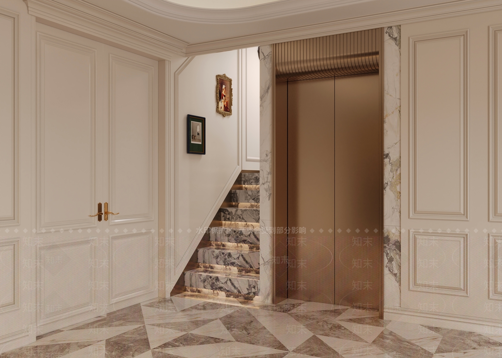 法式美式其他家装3D模型下载【ID:1202882244】