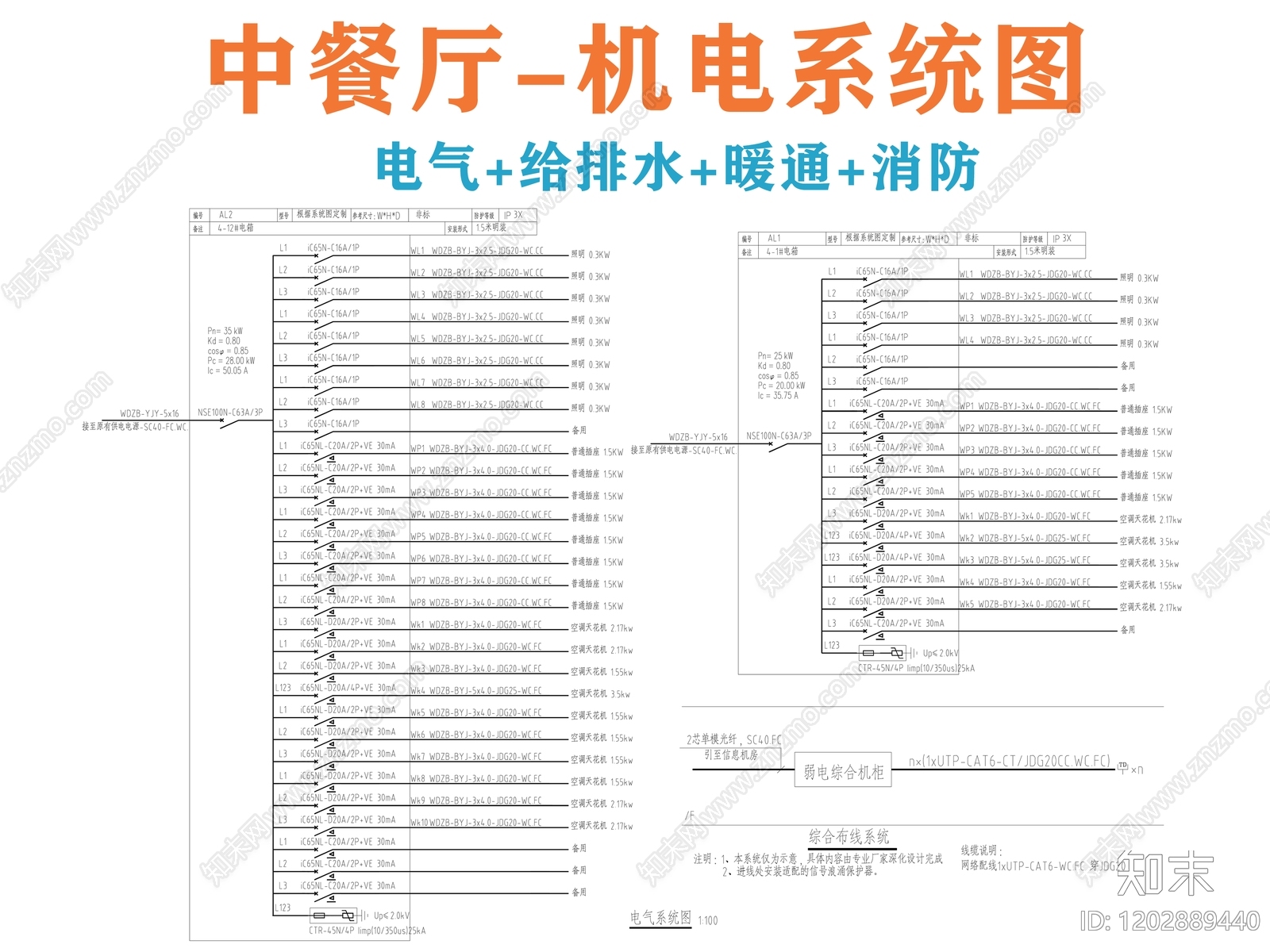 电气图施工图下载【ID:1202889440】