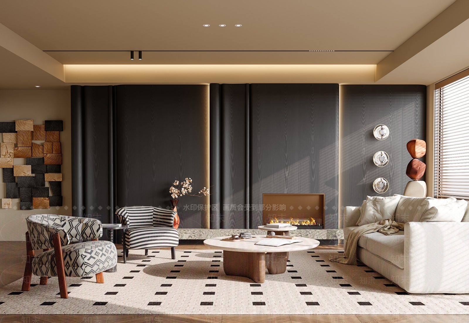 意式中古家居客厅3D模型下载【ID:1202890077】