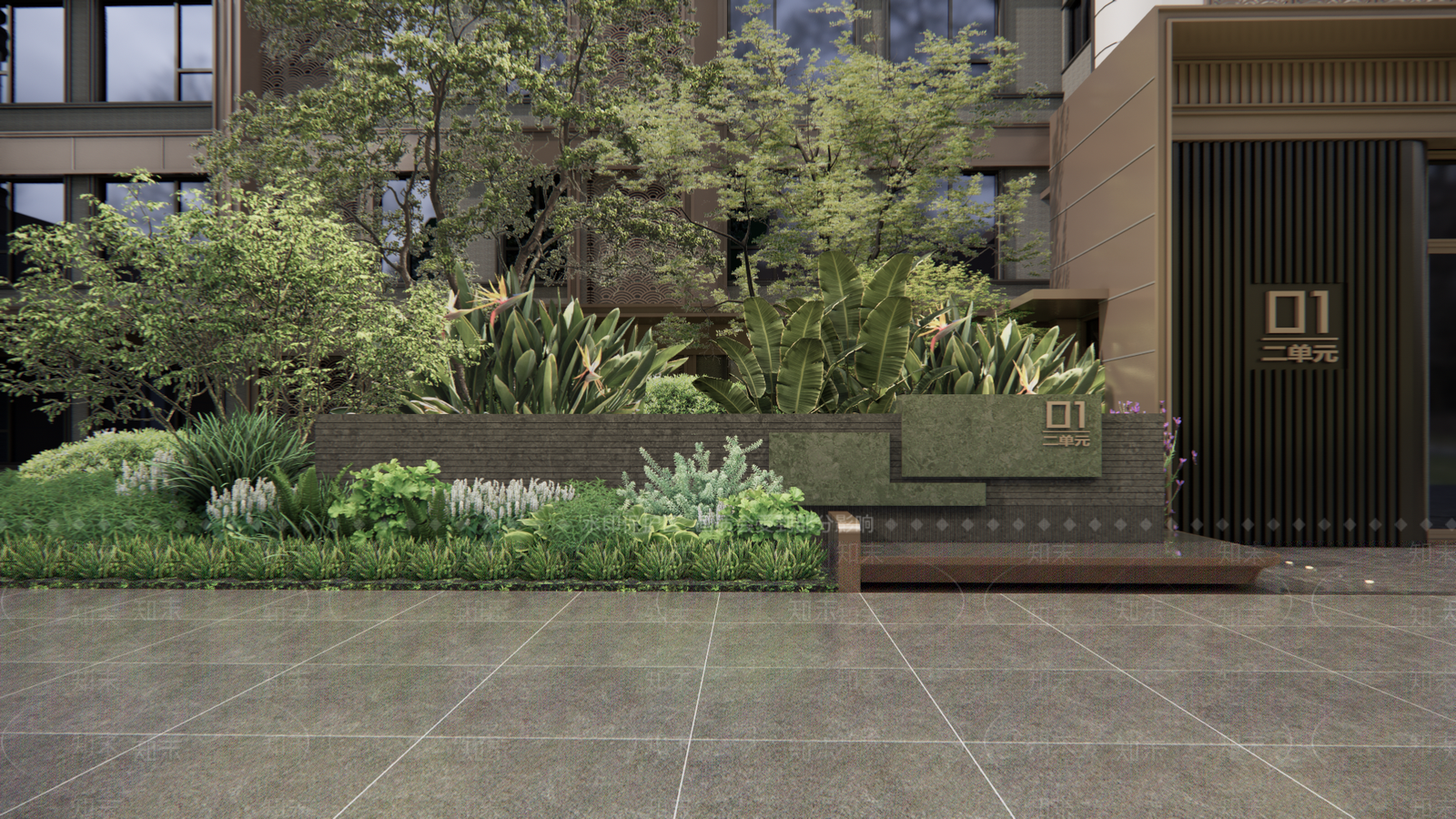 现代轻奢景墙SU模型下载【ID:1203404146】