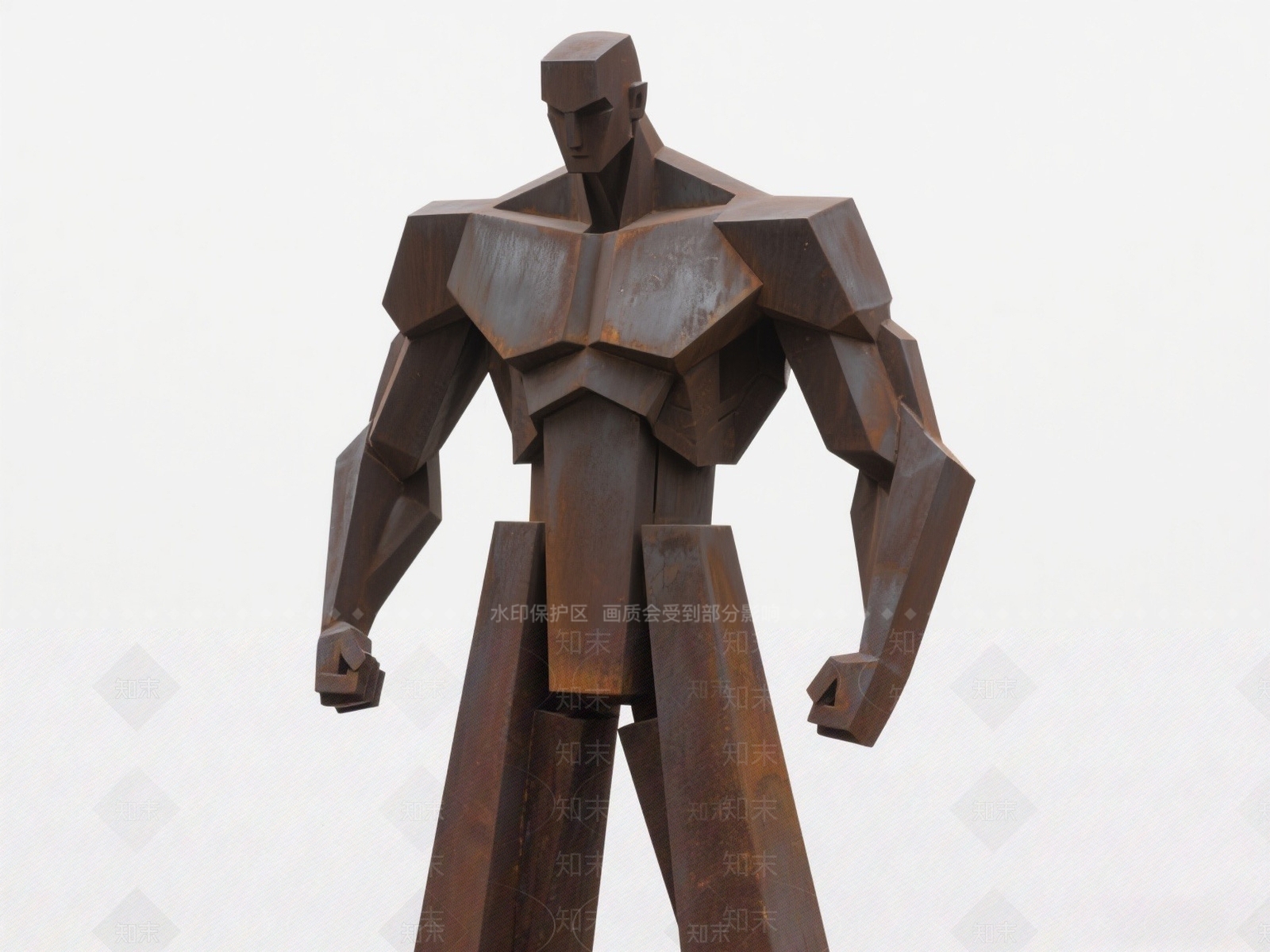 雕塑SU模型精品下载_SketchUp模型_知末网