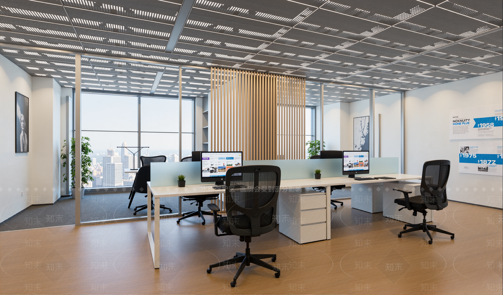 现代办公室3D模型下载【ID:1202896804】