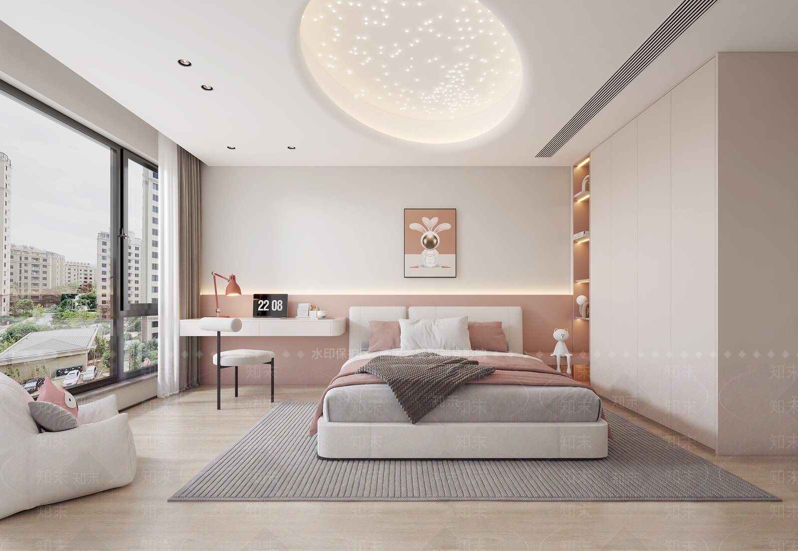 软包双人床双人床3D模型下载【ID:1227329503】