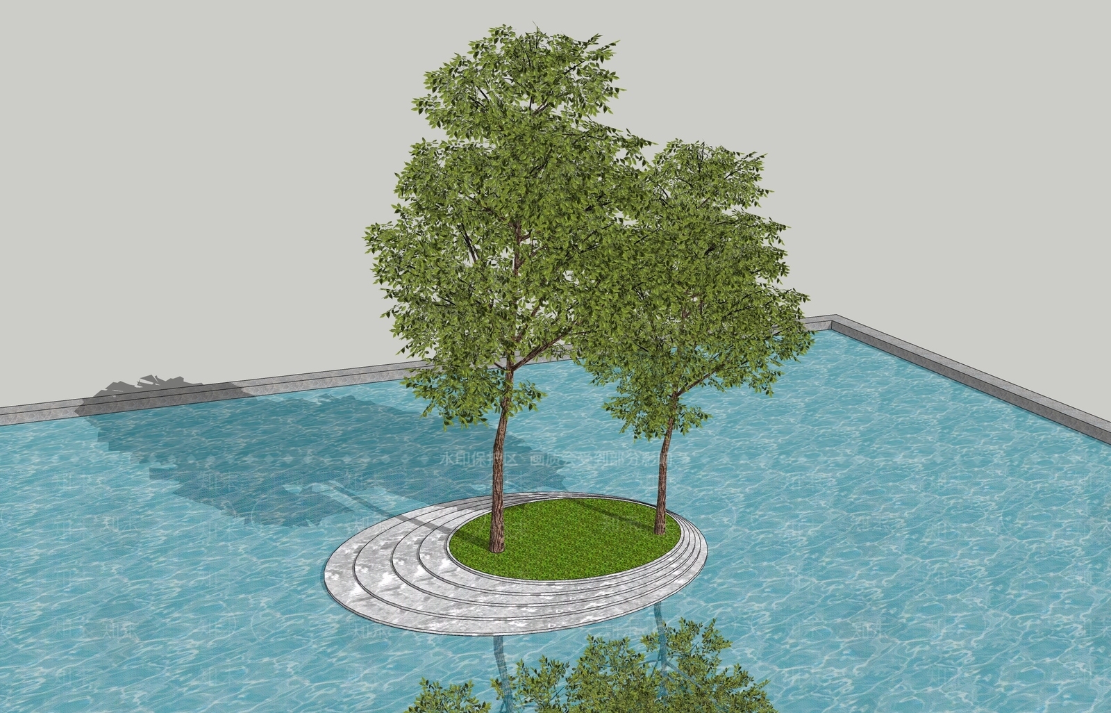 乔木SU模型下载【ID:1202902570】