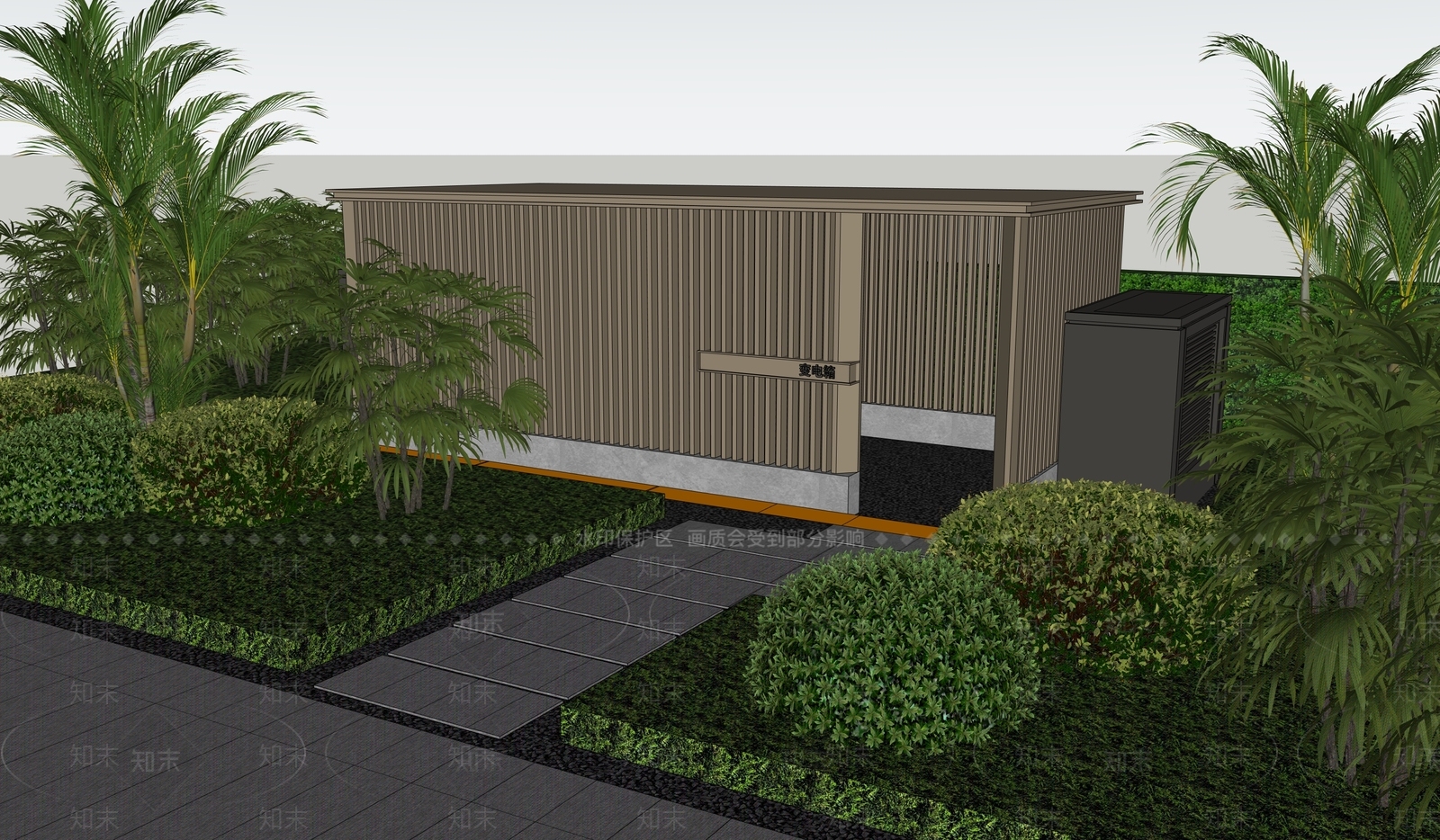 现代其他公共建筑SU模型下载【ID:1203000091】