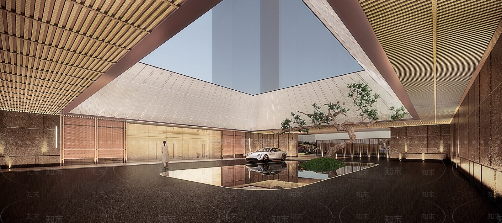 现代小区建筑SU模型下载【ID:1202911567】