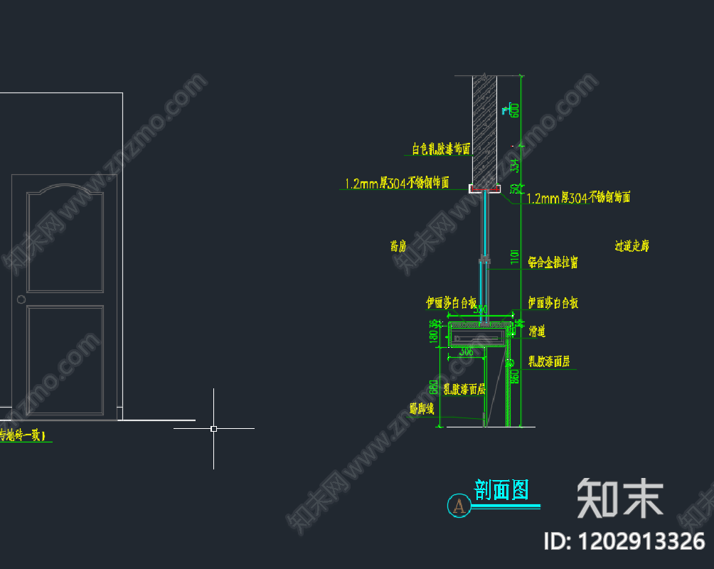 现代医院建筑cad施工图下载【ID:1202913326】