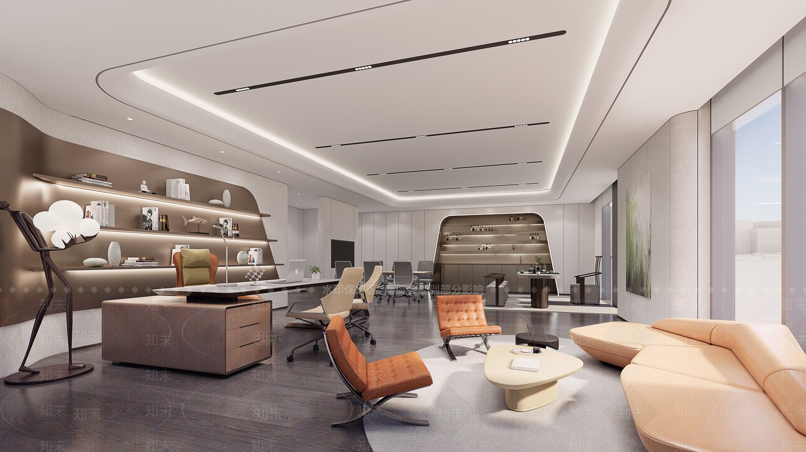 现代经理办公室SU模型下载【ID:1202917448】
