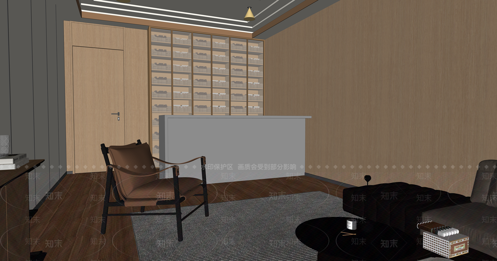现代新中式其他休闲娱乐空间SU模型下载【ID:1202917506】