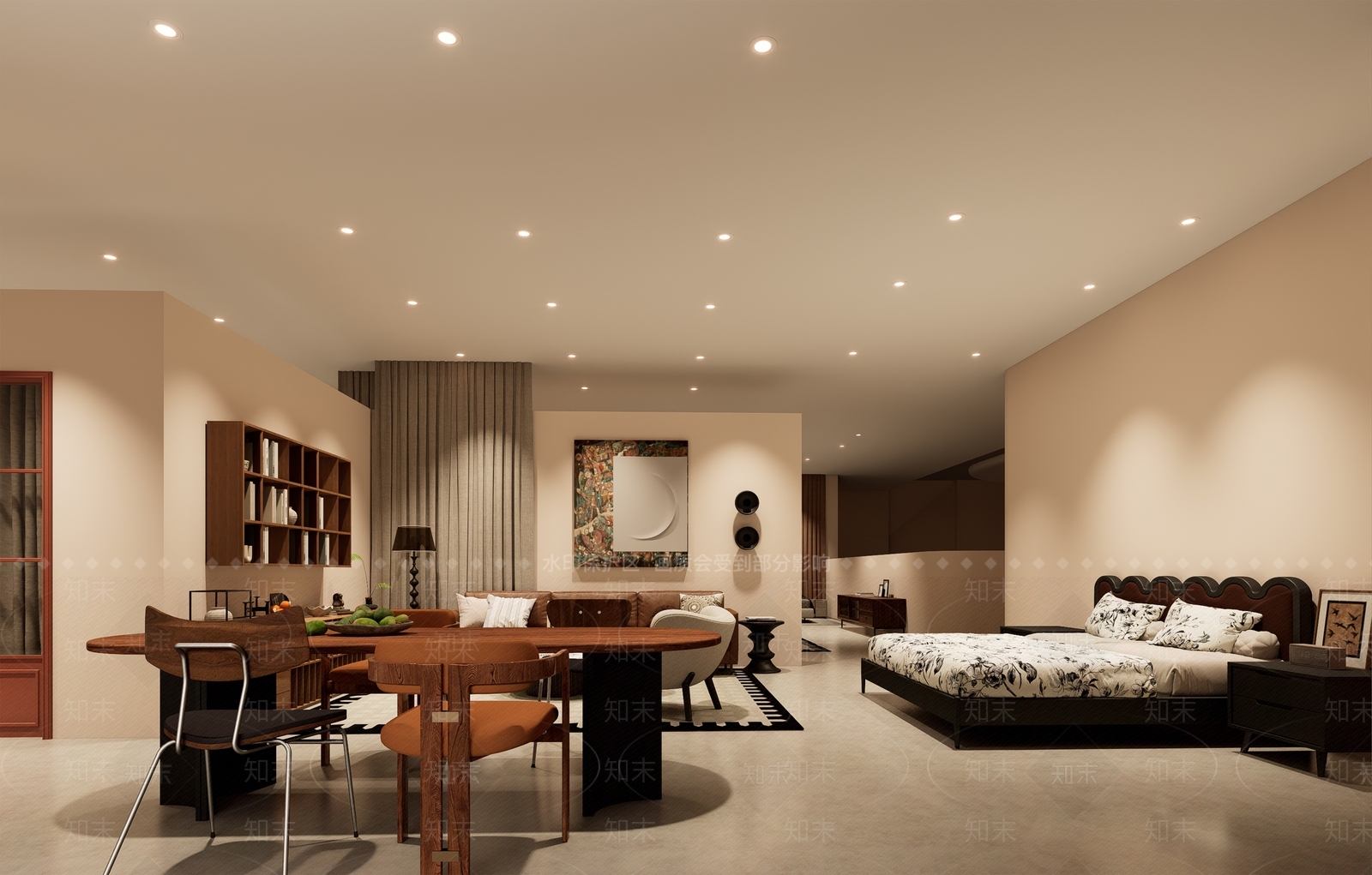 现代意式家具展厅3D模型下载【ID:1203109809】