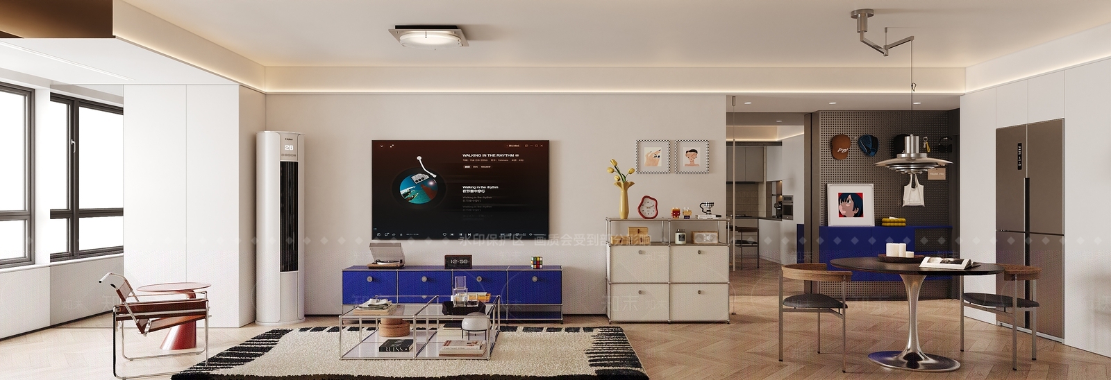 现代家居餐厅3D模型下载【ID:1221640056】