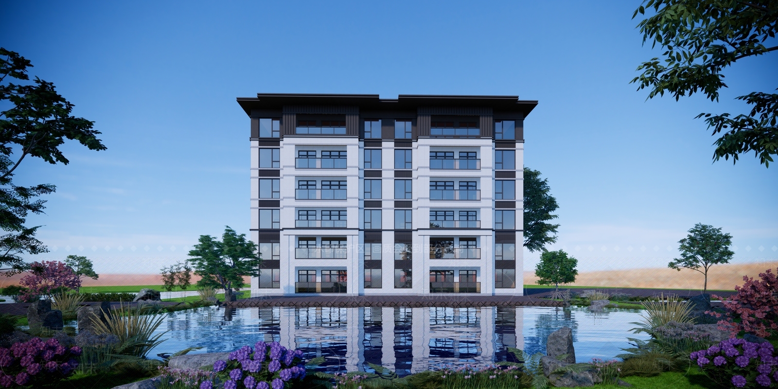 中式多层住宅SU模型下载【ID:1202942680】