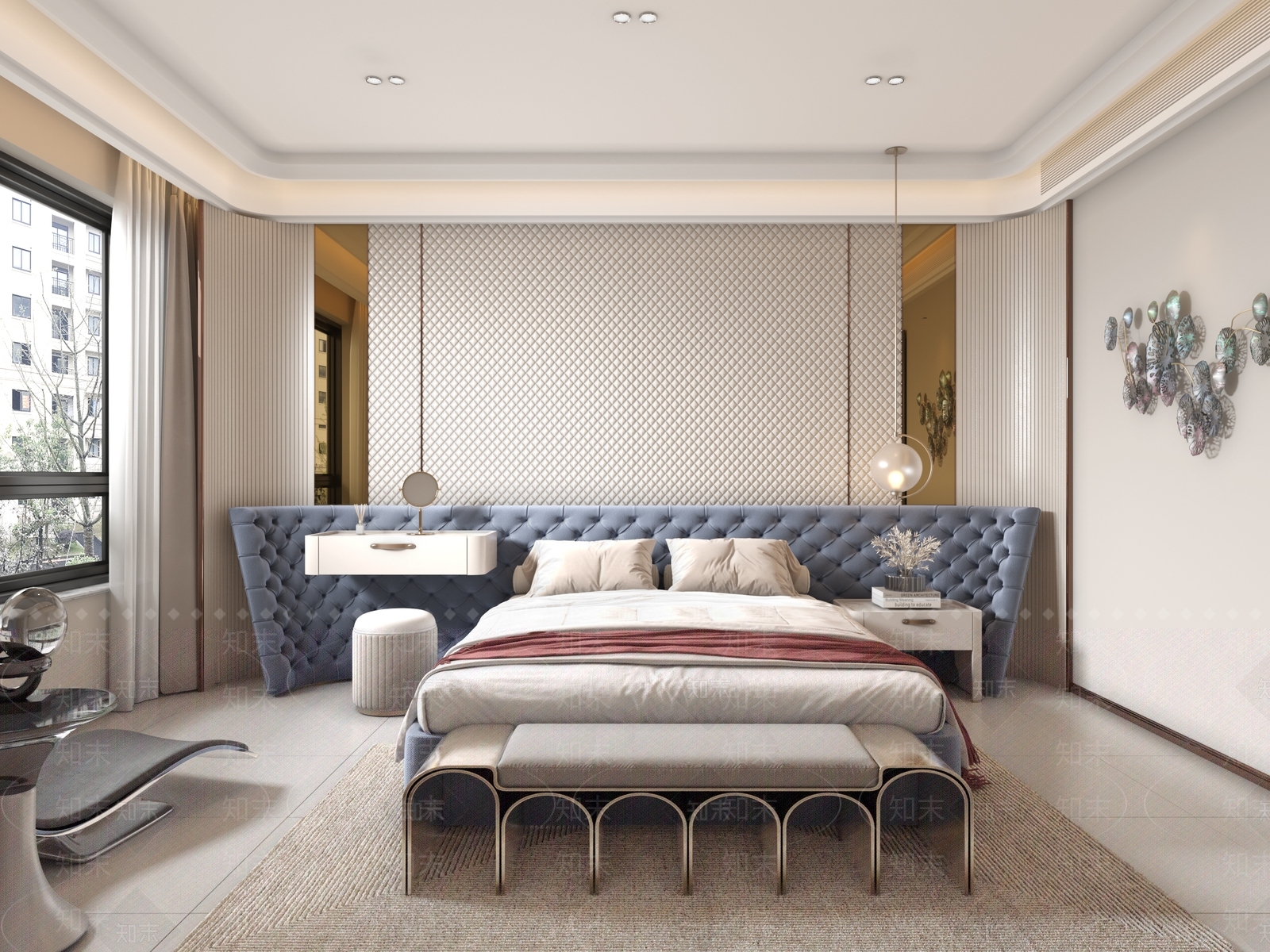 米色金属腿斗柜斗柜3D模型下载【ID:1227462987】