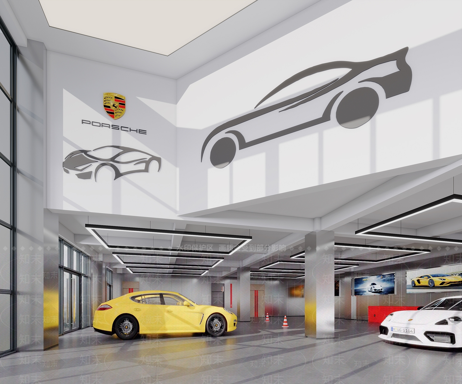 现代汽车展台3D模型下载【ID:1202943050】