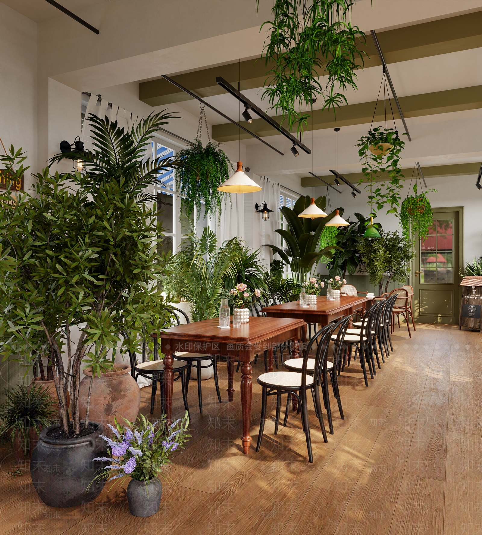 现代咖啡厅3D模型下载【ID:1202946504】