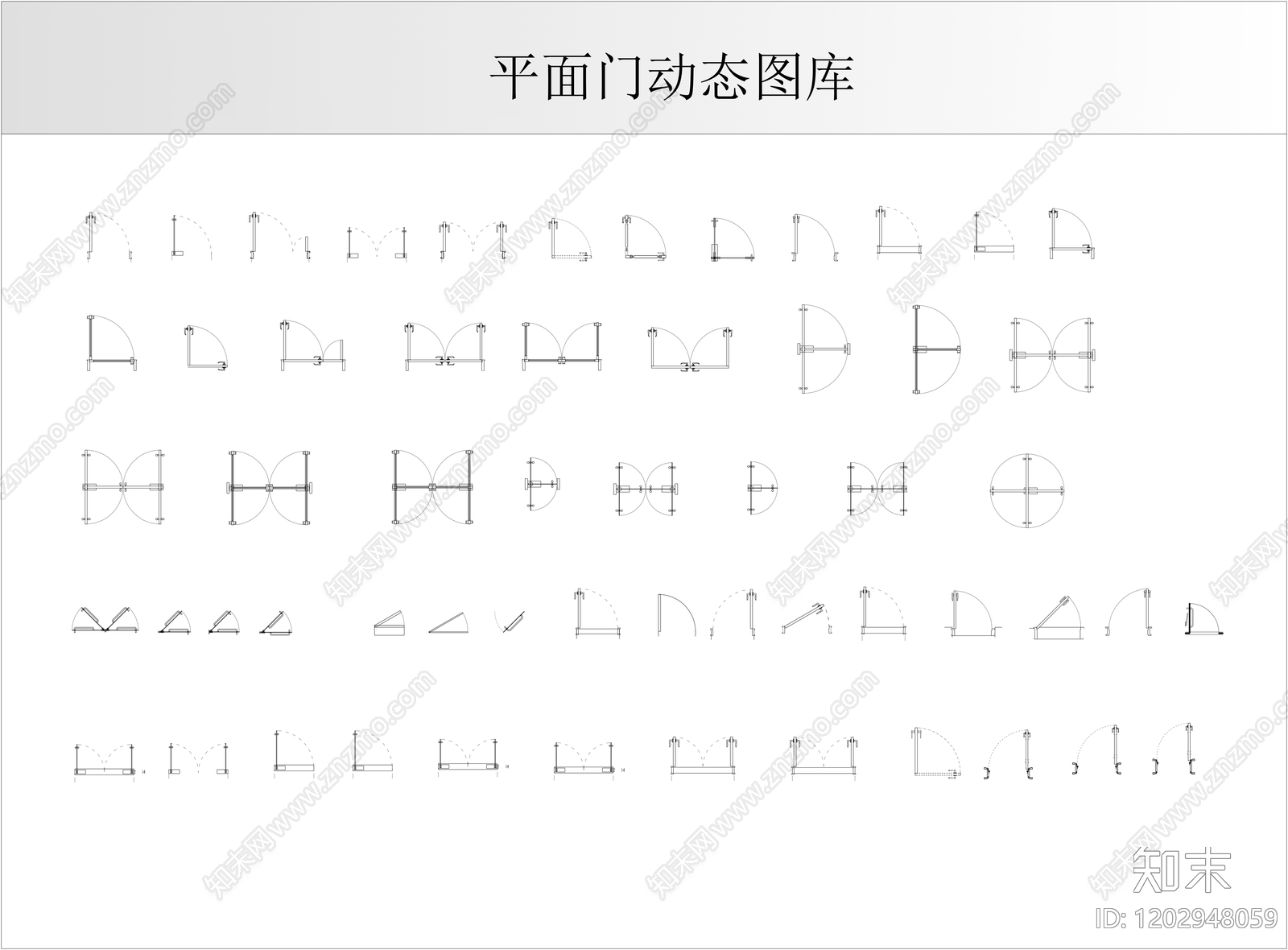 门施工图下载【ID:1202948059】