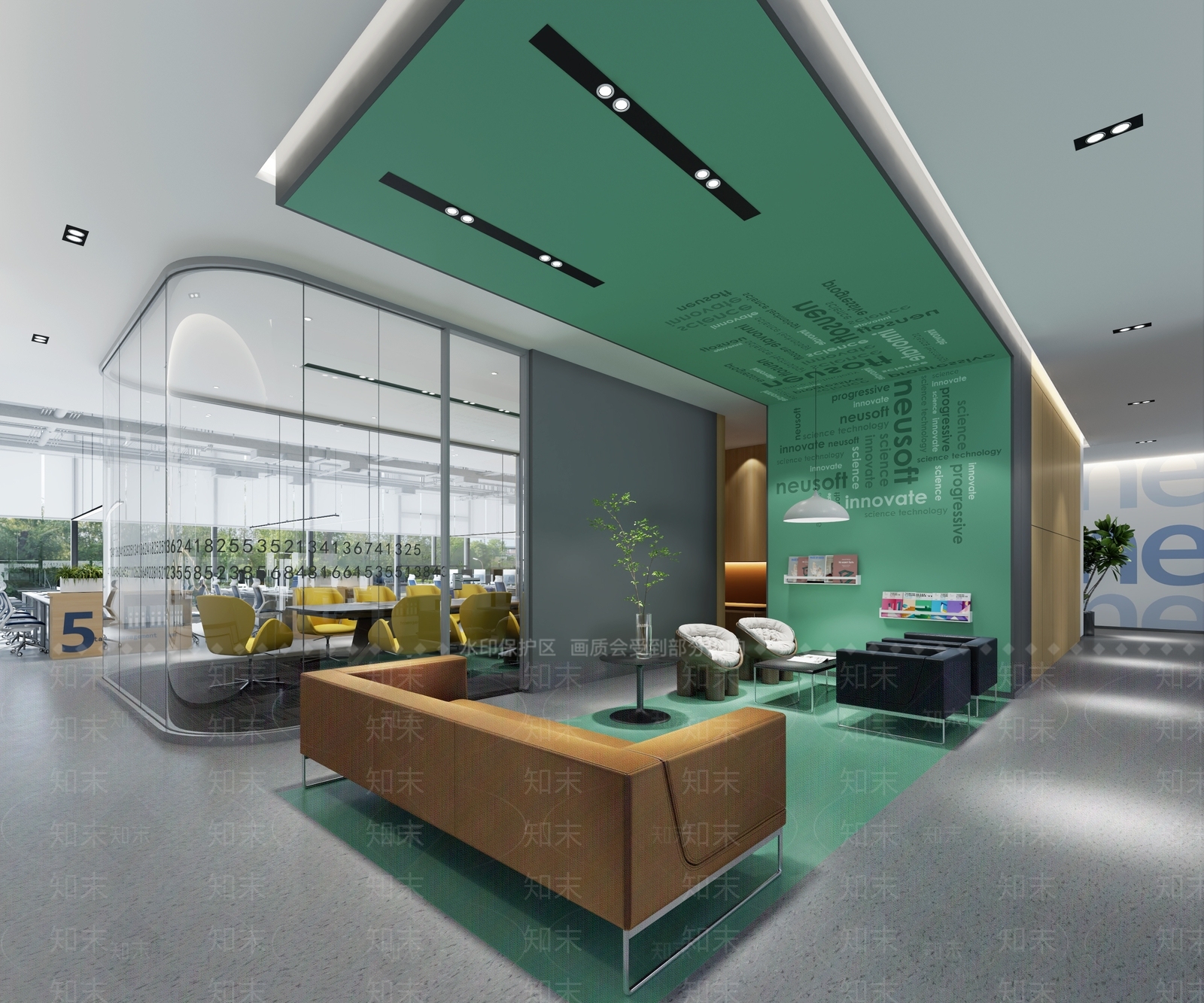 现代其他办公空间3D模型下载【ID:1202948441】