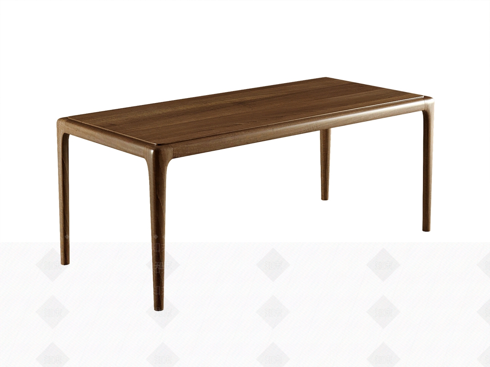 现代新中式餐桌3D模型下载【ID:1202949317】