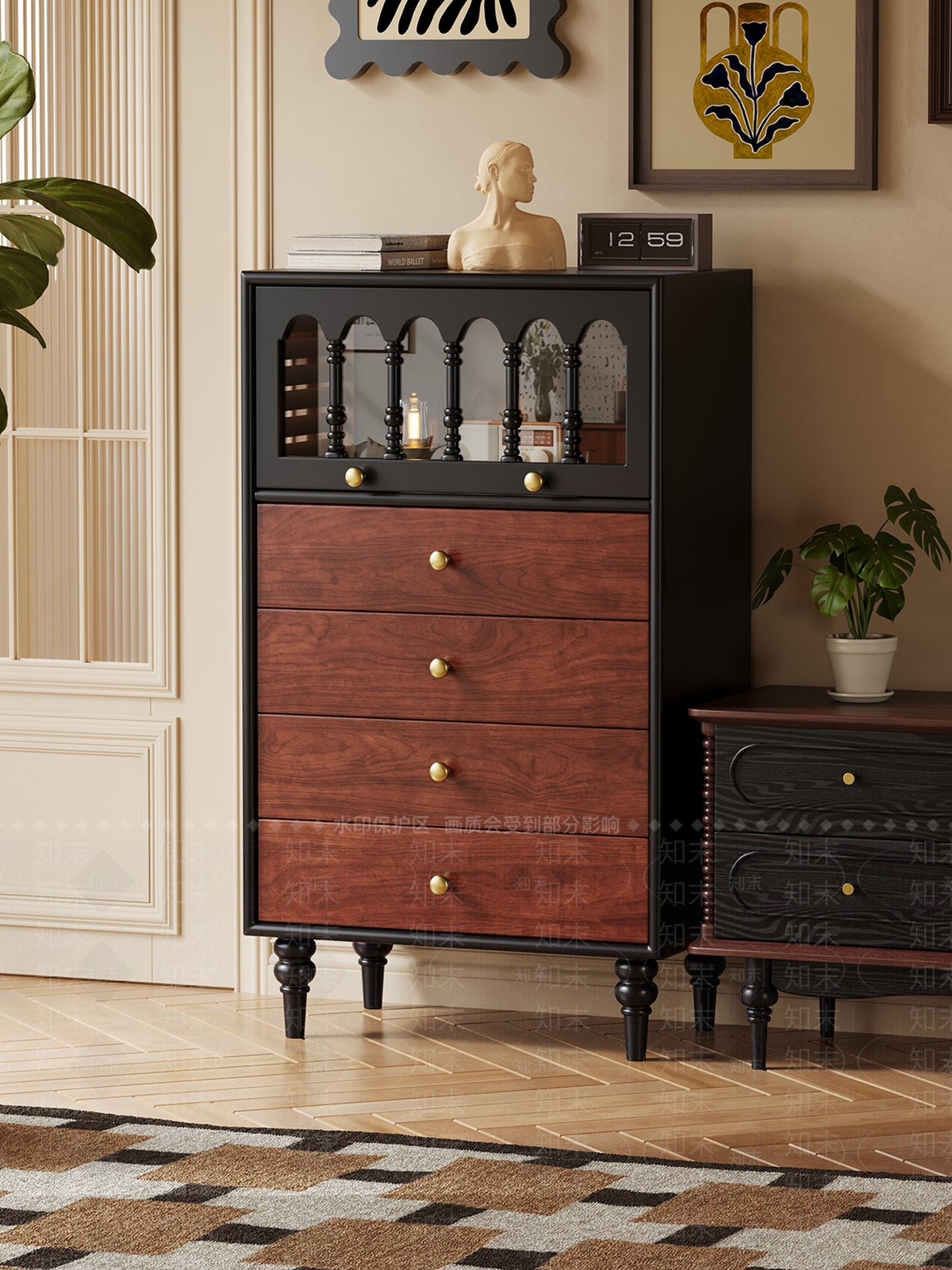 中古法式斗柜3D模型下载【ID:1202961561】