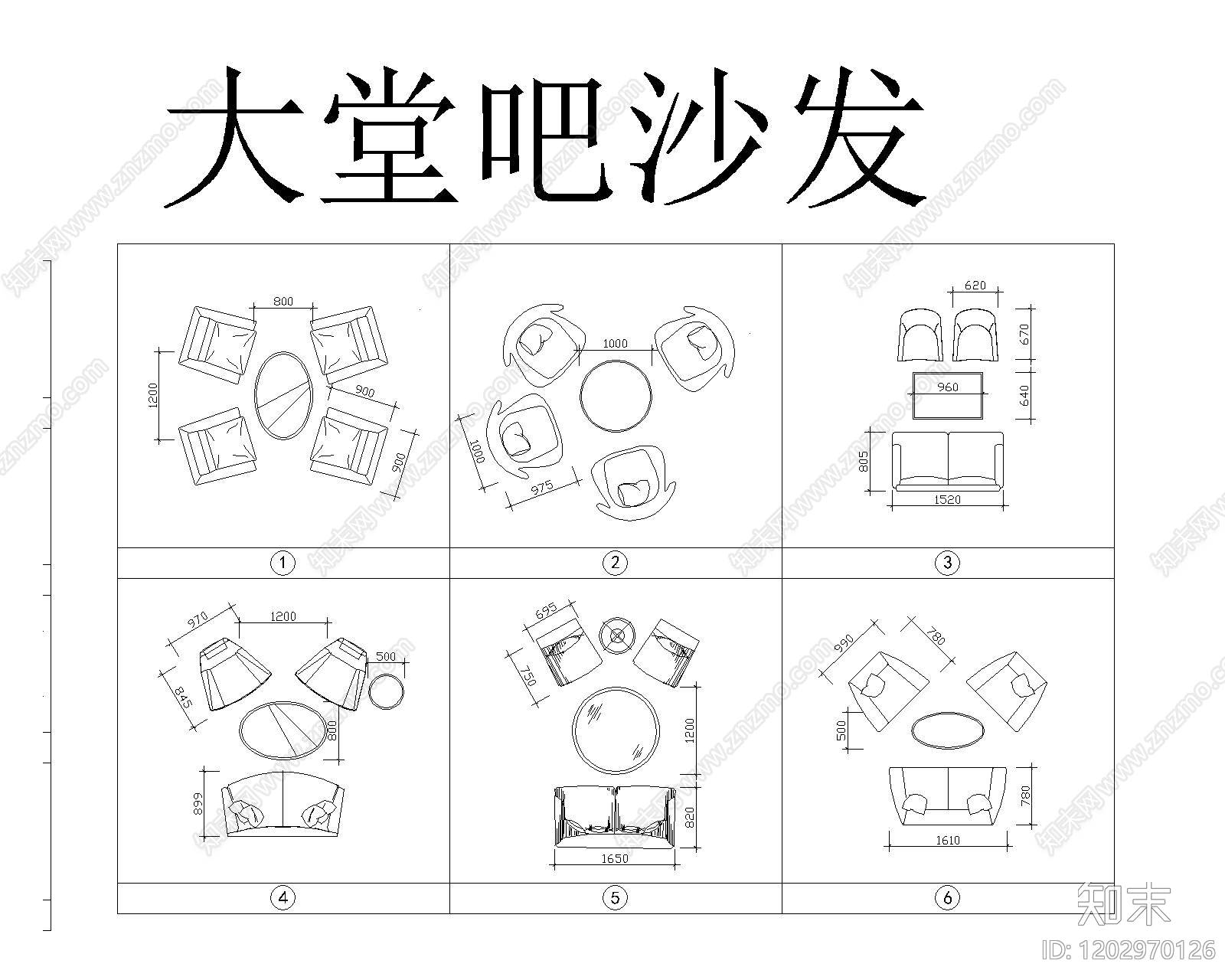 现代欧式沙发施工图下载【ID:1202970126】