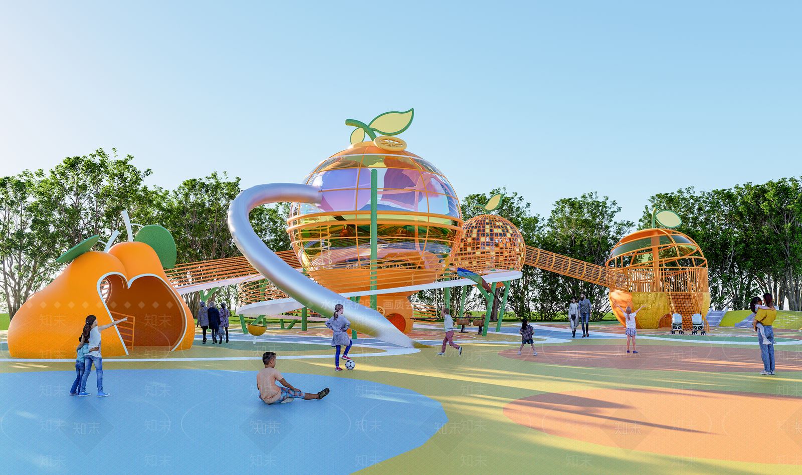 现代儿童活动空间SU模型下载【ID:1202970115】