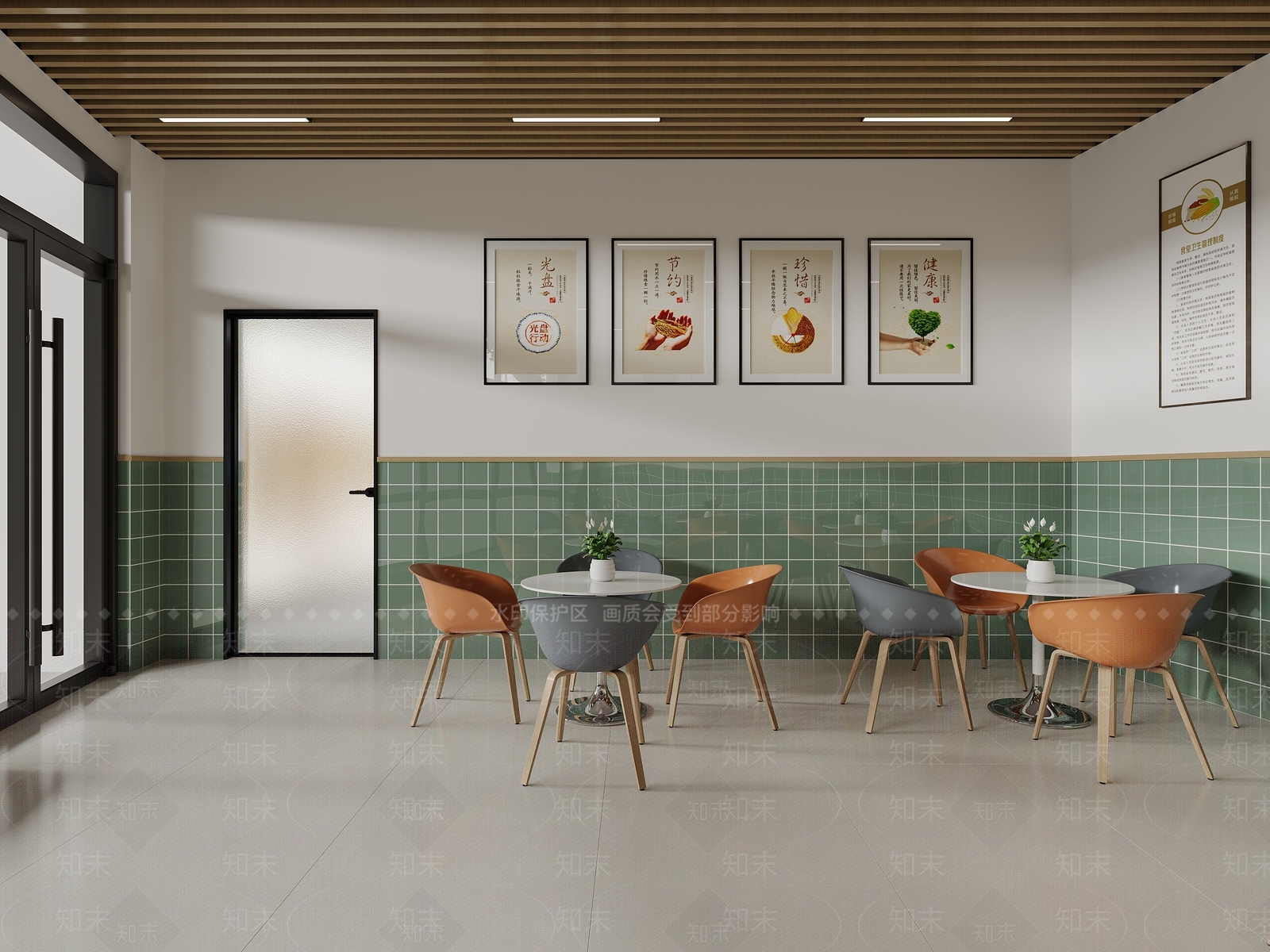 现代中餐厅3D模型下载【ID:1202976268】