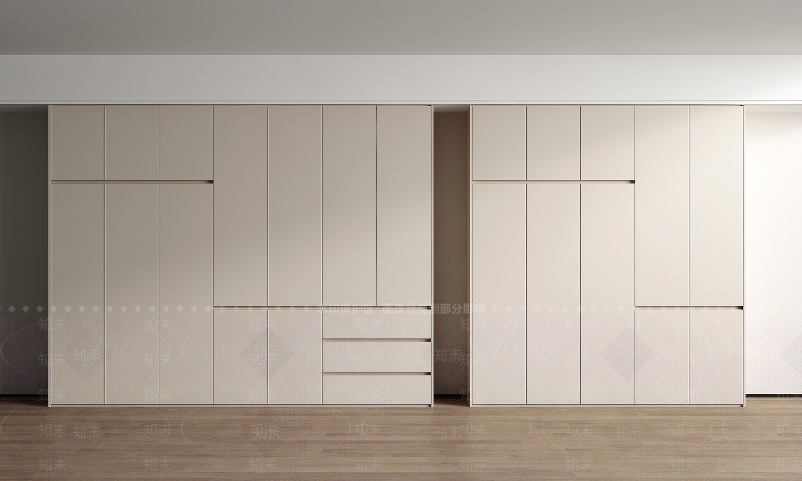 现代衣柜3D模型下载【ID:1202980056】