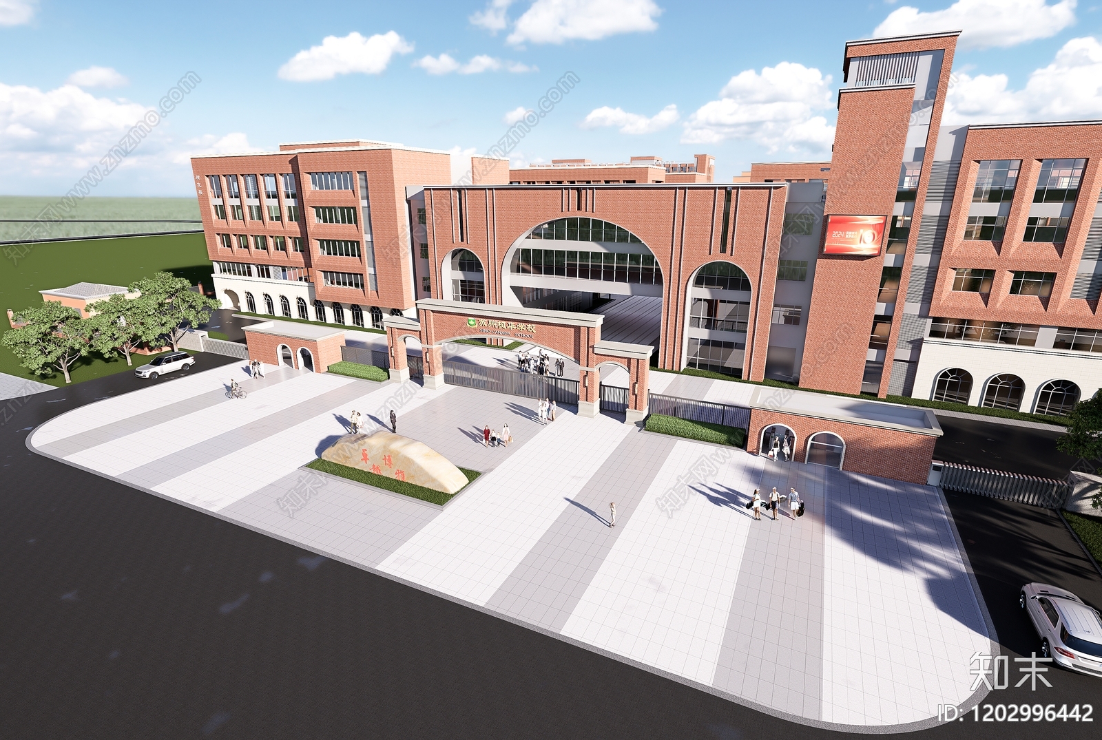 欧式门楼施工图下载【ID:1202996442】