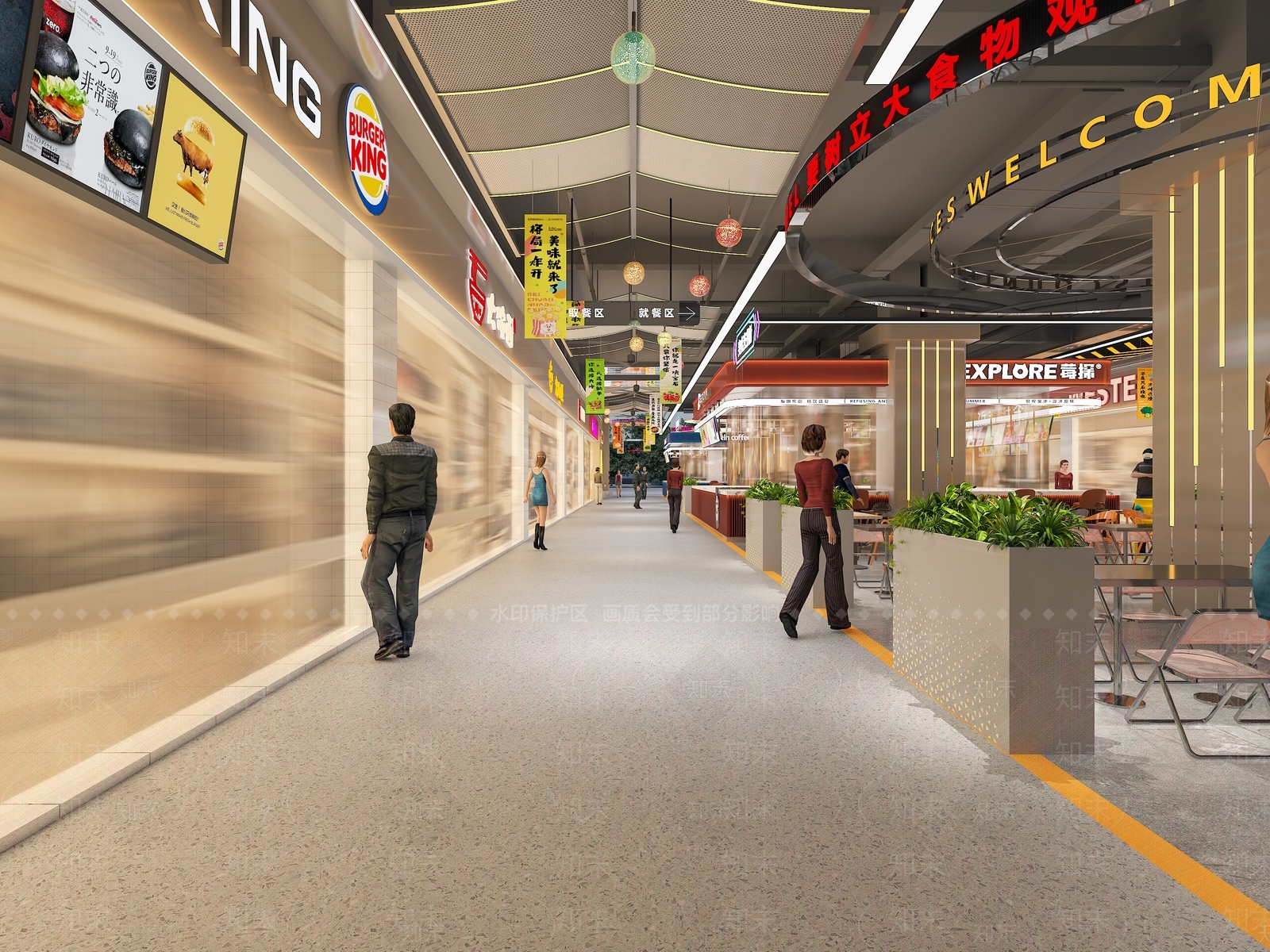 现代集市3D模型下载【ID:1203125399】