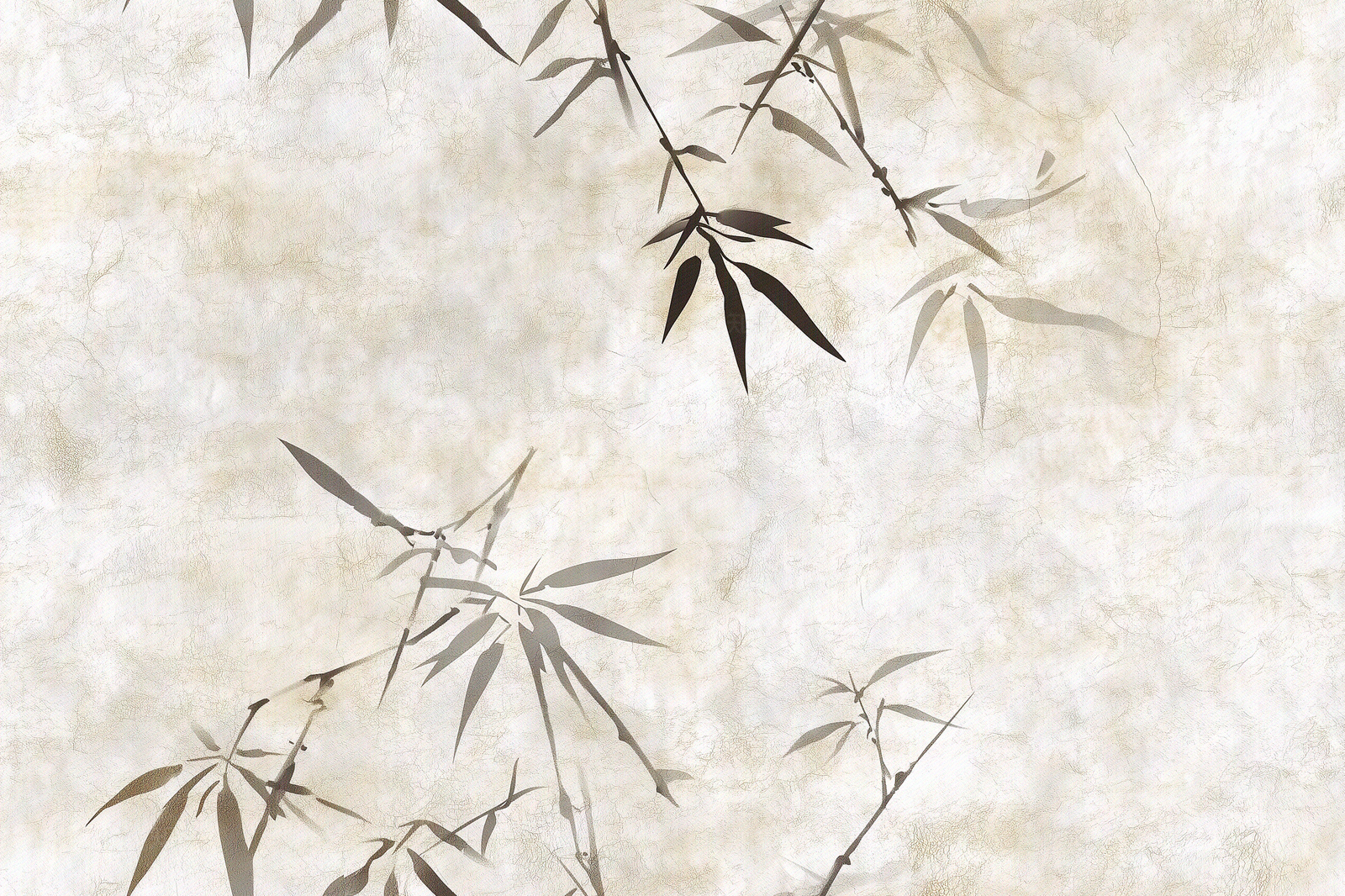 新中式禅意植物壁纸贴图下载【ID:1203001827】