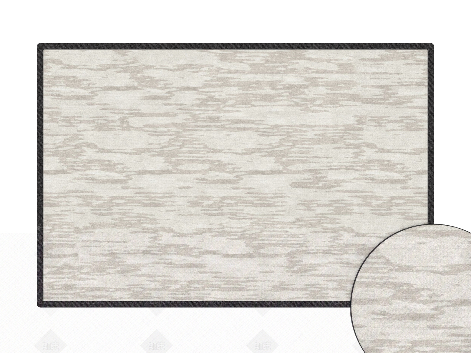 新中式禅意地毯3D模型下载【ID:1203004962】