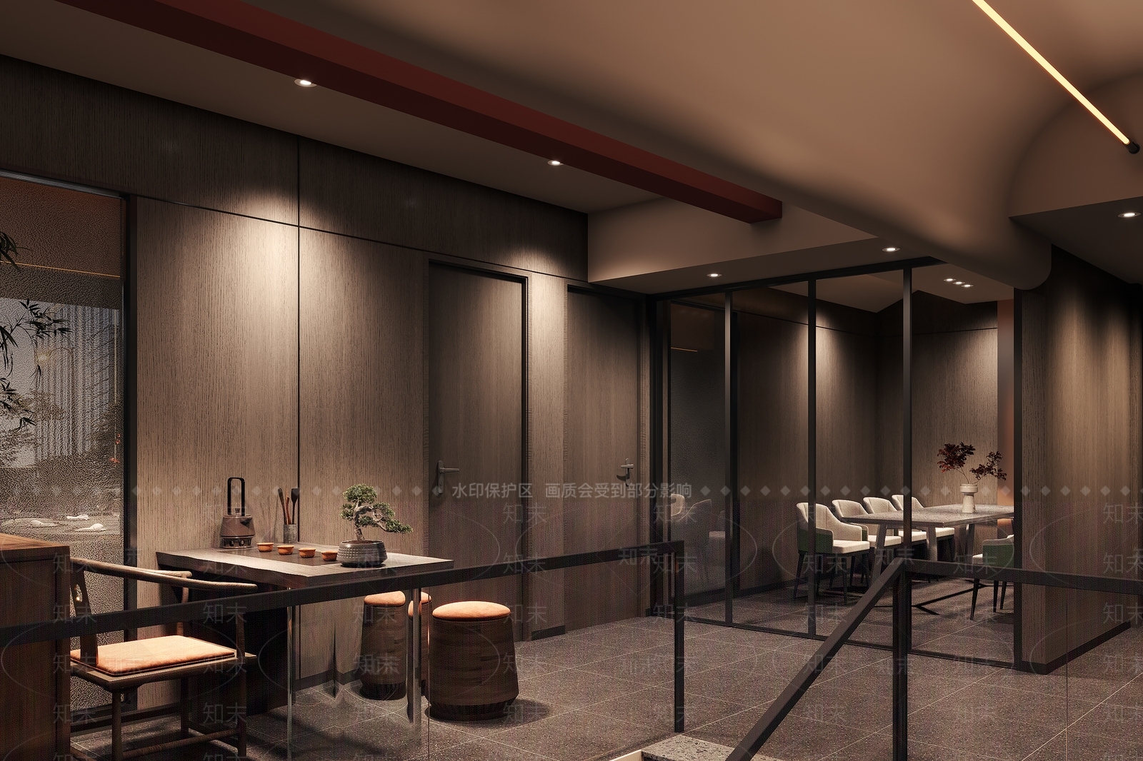 现代其他餐饮空间3D模型下载【ID:1203016899】