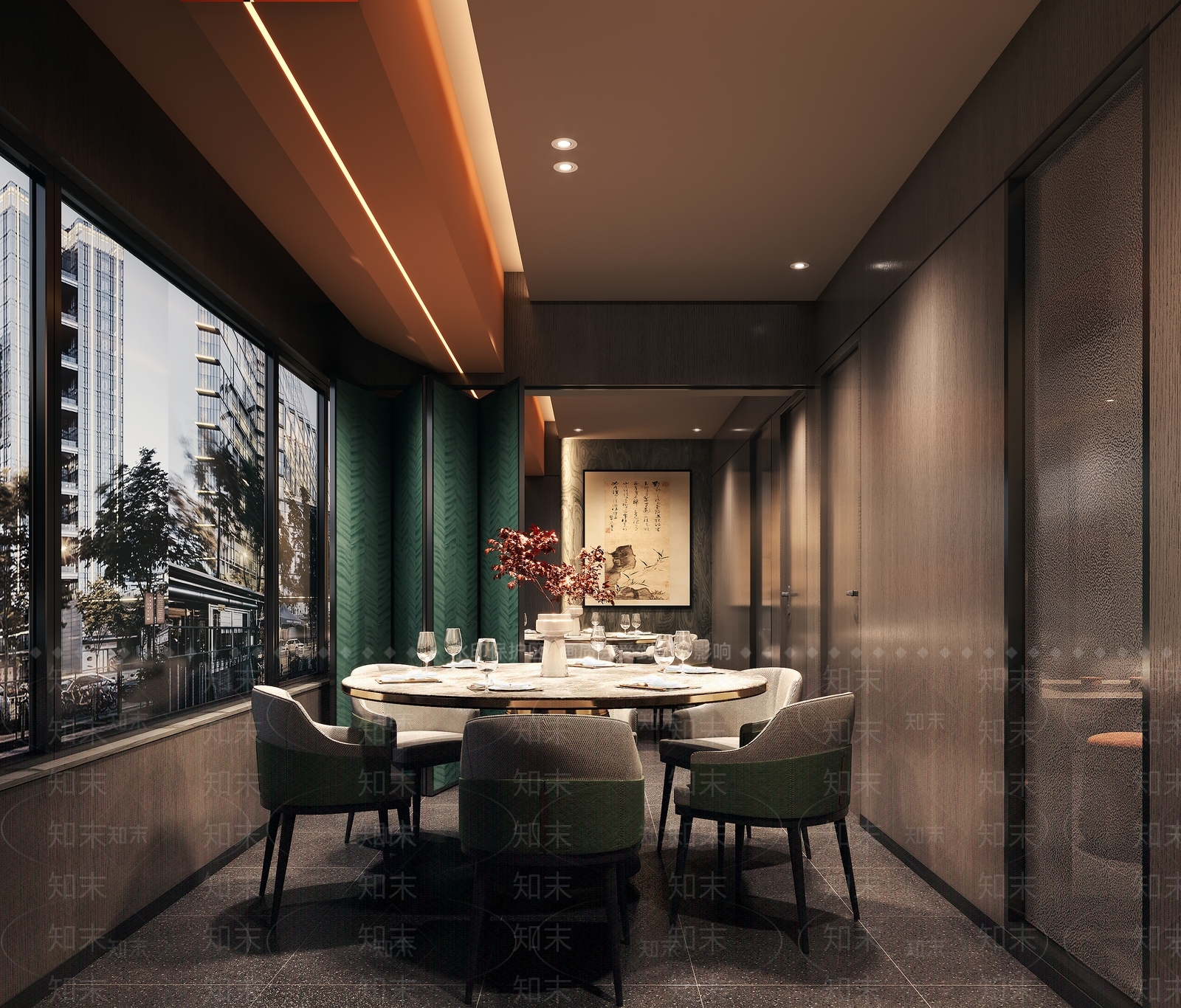 现代其他餐饮空间3D模型下载【ID:1203016899】