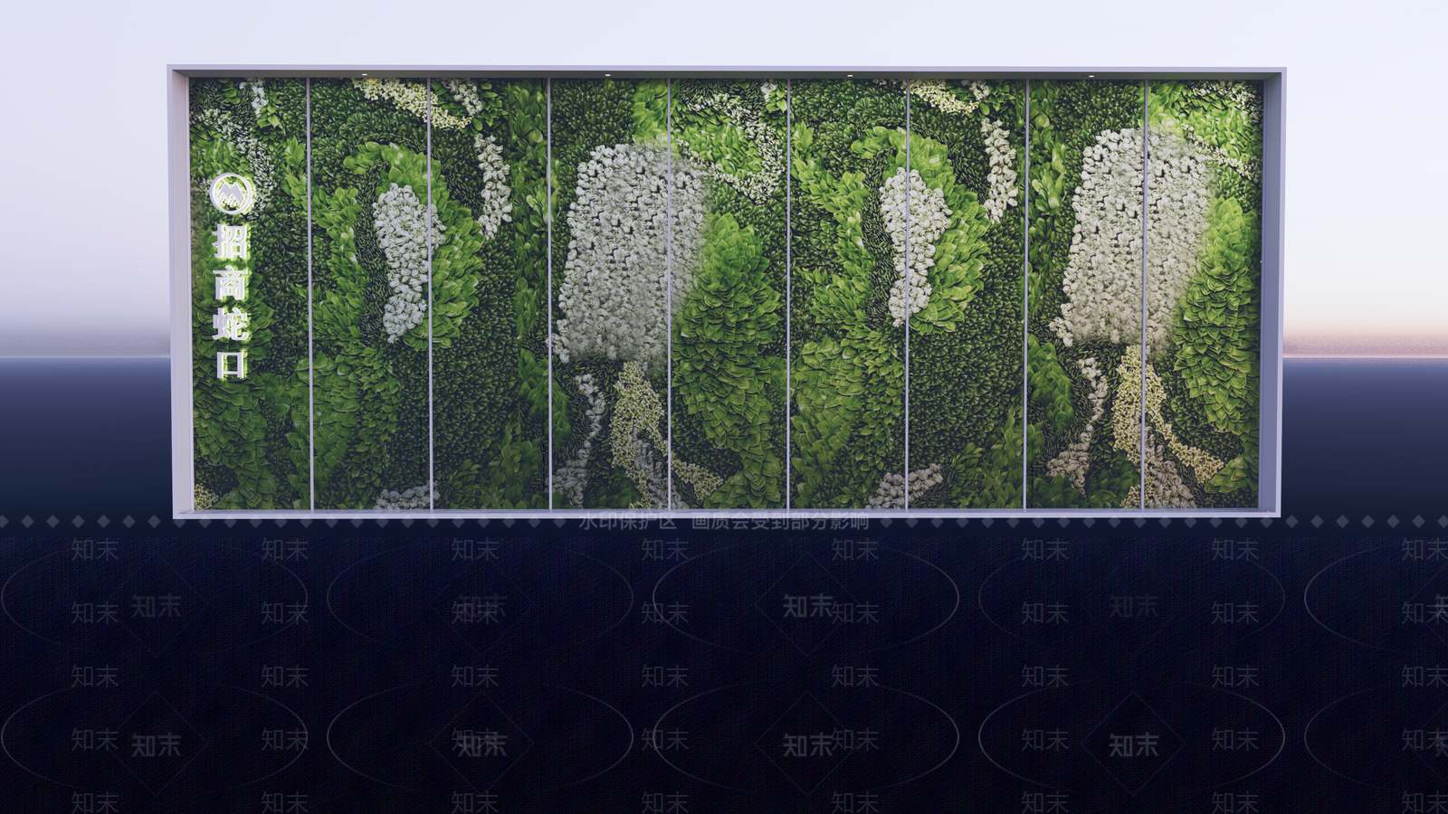 现代垂直绿化SU模型下载【ID:1203024426】