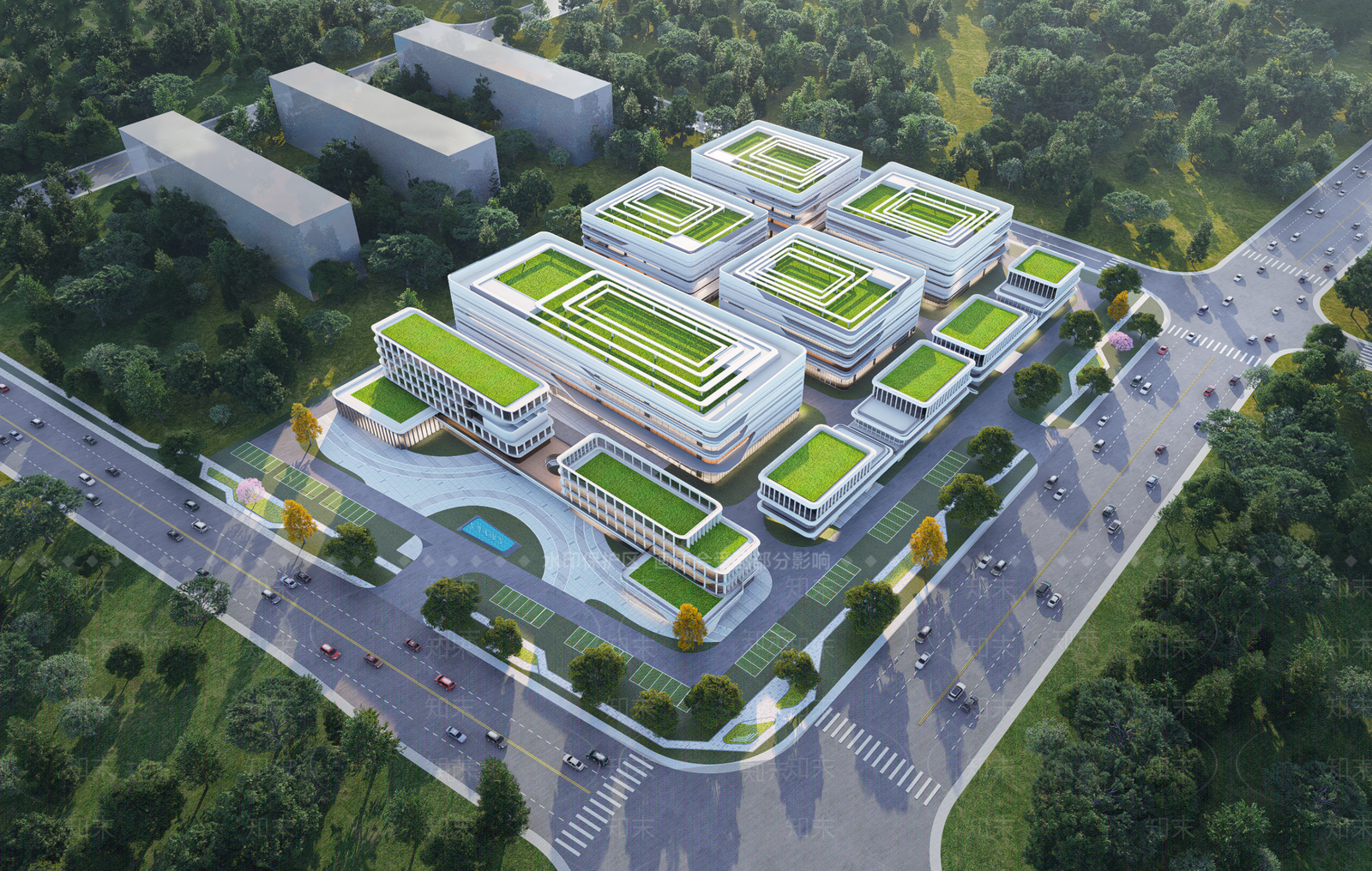 现代小公建SU模型下载【ID:1203034300】