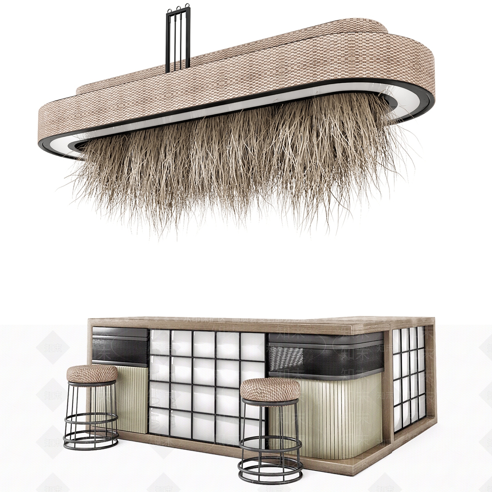 现代欧式其他家具3D模型下载【ID:1203045557】